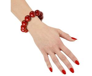 falksson Bracelet Perles Rouges Disco DE