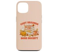 Fall Bibliophile Cozy Readers Book Society T-Shirt Coque pour iPhone 13