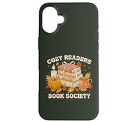 Fall Bibliophile Cozy Readers Book Society T-Shirt Coque pour iPhone 16 Plus