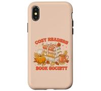 Fall Bibliophile Cozy Readers Book Society T-Shirt Coque pour iPhone X/XS