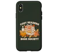 Fall Bibliophile Cozy Readers Book Society T-Shirt Coque pour iPhone X/XS