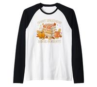 Fall Bibliophile Cozy Readers Book Society T-Shirt Manche Raglan