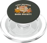 Fall Bibliophile Cozy Readers Book Society T-Shirt PopSockets PopGrip pour MagSafe