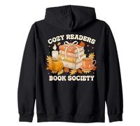 Fall Bibliophile Cozy Readers Book Society T-Shirt Sweat à Capuche