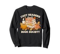 Fall Bibliophile Cozy Readers Book Society T-Shirt Sweatshirt