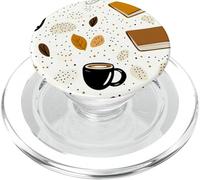 Fall Books and Coffee Book Lover Reading Bookish Book Themed PopSockets PopGrip pour MagSafe