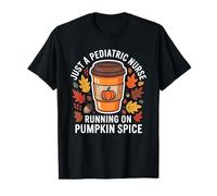 Fall Coffee Latte Pumpkin Cozy Autumn Spice Vibes T-Shirt