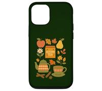 Fall Comforts Cozy Cottage Core Tea and Fall Hygge Design Coque pour iPhone 12/12 Pro