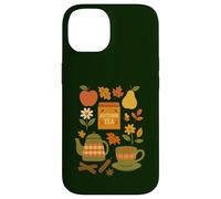 Fall Comforts Cozy Cottage Core Tea and Fall Hygge Design Coque pour iPhone 14