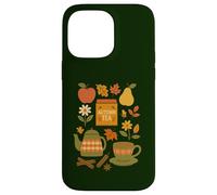 Fall Comforts Cozy Cottage Core Tea and Fall Hygge Design Coque pour iPhone 14 Pro Max