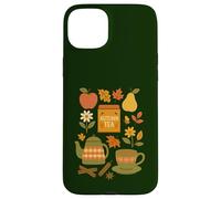 Fall Comforts Cozy Cottage Core Tea and Fall Hygge Design Coque pour iPhone 15 Plus