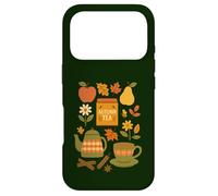 Fall Comforts Cozy Cottage Core Tea and Fall Hygge Design Coque pour iPhone 17 Pro