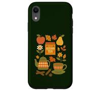 Fall Comforts Cozy Cottage Core Tea and Fall Hygge Design Coque pour iPhone XR