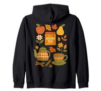 Fall Comforts Cozy Cottage Core Tea and Fall Hygge Design Sweat à Capuche