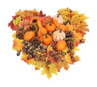Fall Decoration Pumpkin, Artificial Autumn Gourd with Realistic Texture and Vibrant Seasonal Colors, Excellent for Table Centerpiece, Porch Display, Halloween, Thanksgiving, and Harvest Parties