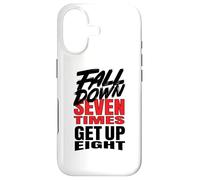 Fall Down Seven Times Get Up Huit Coque pour iPhone 17