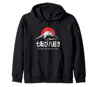 Fall Down Seven Times Get Up Huit Proverbe Japonais Sweat à Capuche