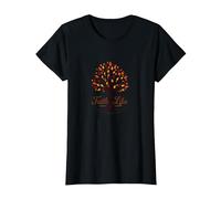 Fall for Jesus: Faith Like Falling Leaves Citation chrétienne T-Shirt, Femme, Noir, M