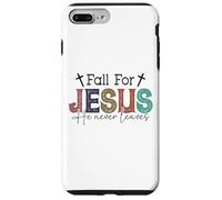 Fall for Jesus He Never Leaves - Autumn - Christian Coque pour iPhone 7 Plus/8 Plus