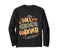 Fall Friends Forever - Cute Autumn Matching Friends Tee Manche Longue