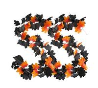 Fall Garland Outdoor - 2pcs DÉCOR Automne LEVES MAVE Faut d'automne Garland | 2pcs d'automne décor Feuilles d'érable | Mystérious Magnifiques décorations d'automne extérieure pour Noël, Tablet