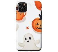 Fall Ghost Pumpkin with Coffee Mugs Halloween Ghosts Coffee Coque pour iPhone 11 Pro Max