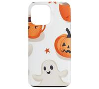 Fall Ghost Pumpkin with Coffee Mugs Halloween Ghosts Coffee Coque pour iPhone 13 Pro Max