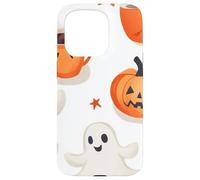 Fall Ghost Pumpkin with Coffee Mugs Halloween Ghosts Coffee Coque pour iPhone 15 Pro