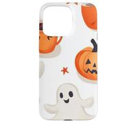 Fall Ghost Pumpkin with Coffee Mugs Halloween Ghosts Coffee Coque pour iPhone 15 Pro Max