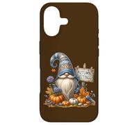 Fall GNOME with Autumn Greetings Sign for Funny Gardener Coque pour iPhone 17