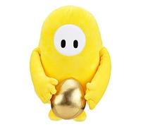 Fall Guys Bean Skin Jaune Original Édition Collector-Peluche Douce Deluxe 30 cm Officielle Jeu vidéo Ultimate Knockout, 2 Personnages de la Saison 2 à Collectionner, 62606