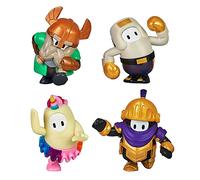 Fall Guys- Pack DE 4 Figurines Miniatures Groupe des HÉROS 4 CM À Collectionner, 62577