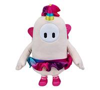 Fall Guys- Peluche Douce Deluxe 30 cm Officielle, Bean Skin Corne de Licorne Jeu vidéo Ultimate Knockout, 3 Personnages de la Saison 1 à Collectionner, 62548