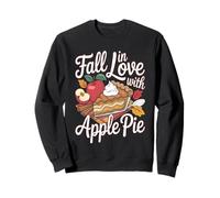 Fall in Love with Apple Pie Autumn Dessert Sweatshirt