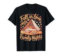 Fall in Love with Family Nights Cozy Autumn T-Shirt