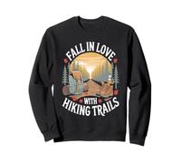 Fall in Love with Hiking Trails Forest Sunset Sweatshirt