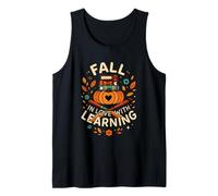 Fall in Love with Learning Book Autumn Pumkins and Teachers Débardeur