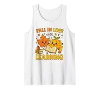 Fall in Love with Learning Cute Autumn Teacher Débardeur