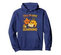 Fall in Love with Learning Cute Autumn Teacher Sweat à Capuche