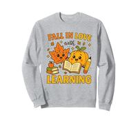 Fall in Love with Learning Cute Autumn Teacher Sweatshirt