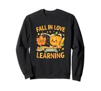 Fall in Love with Learning Cute Autumn Teacher Sweatshirt