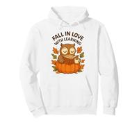 Fall in Love with Learning Cute Owl Autumn Design Sweat à Capuche