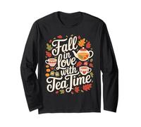 Fall in Love with Tea Time Autumn Leaves Manche Longue