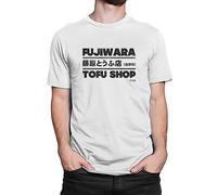 fall Initial D Tofu Shop Fujiwara Mens White T-Shirt White M