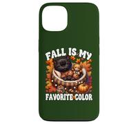 Fall is My Favorite Color for Kitten Mom Cute Autumn Cat Coque pour iPhone 13