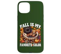 Fall is My Favorite Color for Kitten Mom Cute Autumn Cat Coque pour iPhone 15 Plus