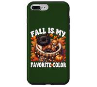 Fall is My Favorite Color for Kitten Mom Cute Autumn Cat Coque pour iPhone 7 Plus/8 Plus