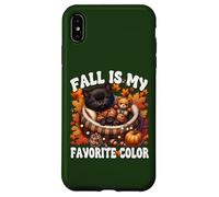 Fall is My Favorite Color for Kitten Mom Cute Autumn Cat Coque pour iPhone XS Max