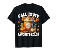 Fall is My Favorite Color Graphic for Pumpkin Spice Season T-Shirt