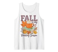 Fall is My Reading Season Autumn Book Lover Débardeur